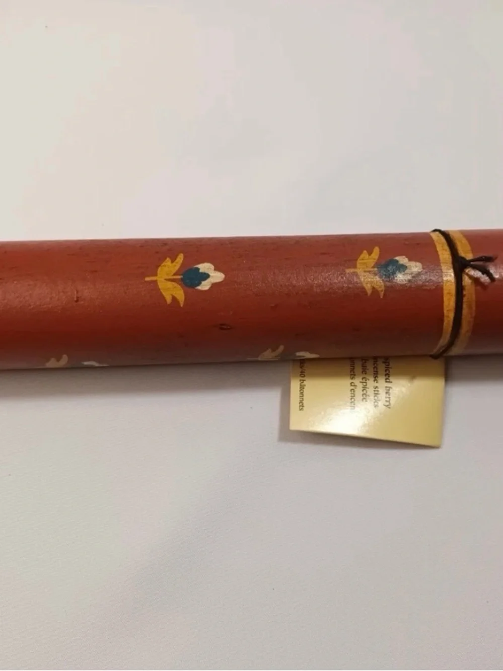 NIB Pier 1 Incense Stick Set with Beautiful hand painted container